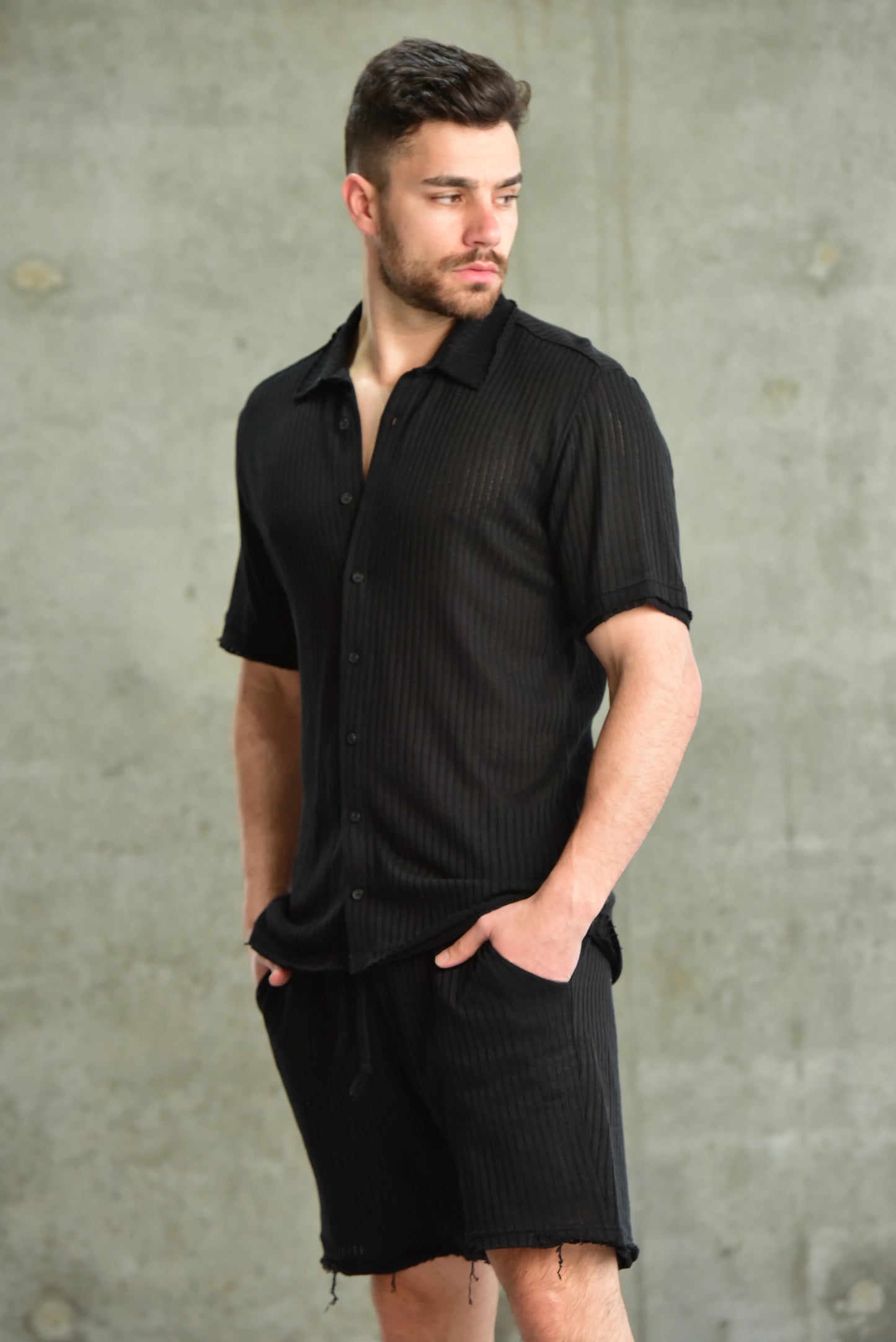 Santotini Shirt - BLACK