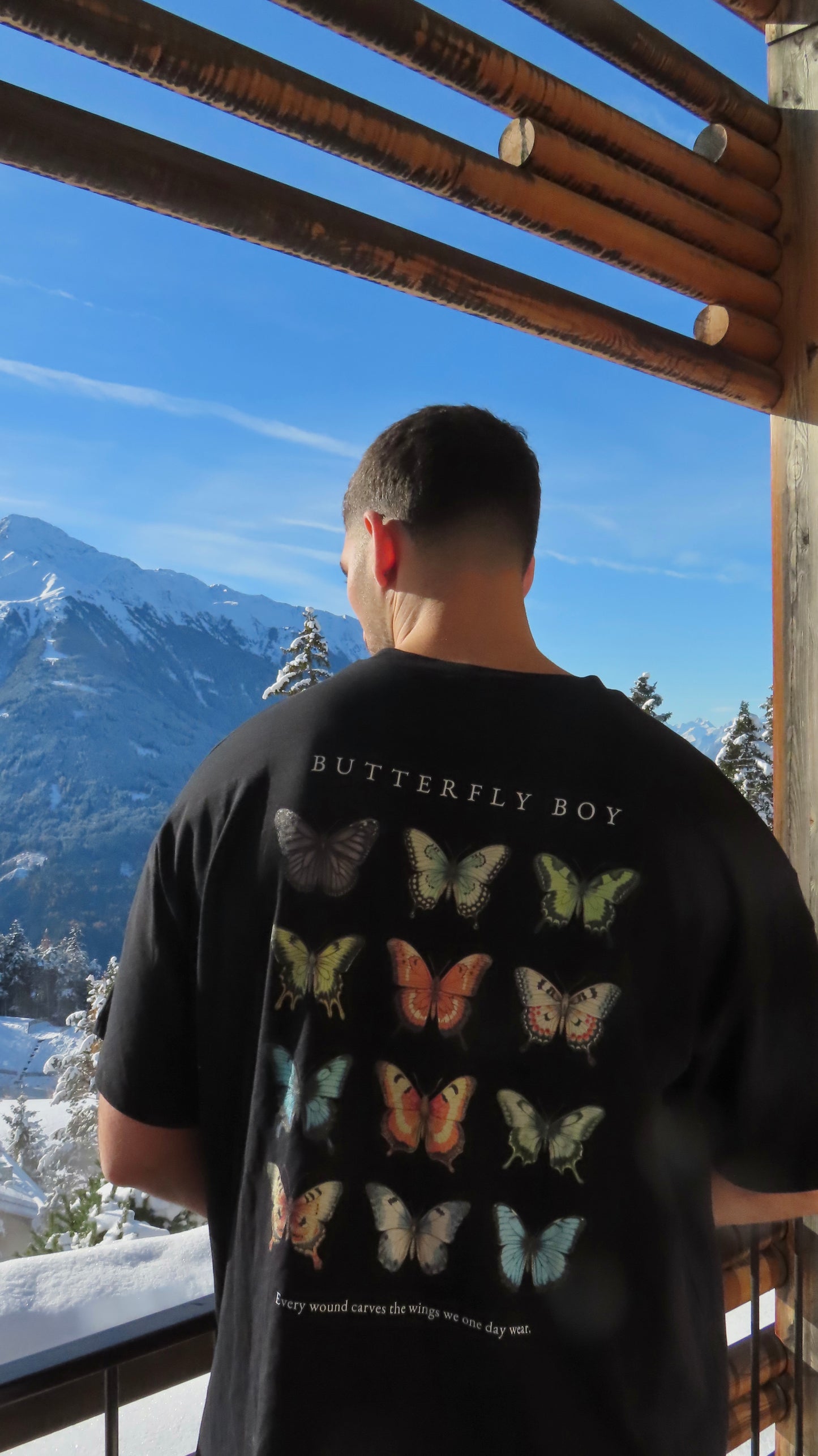 Oversize Alps T - Shirt White