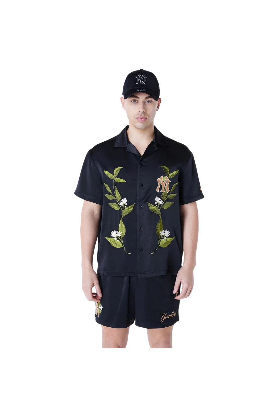 NY Yankees חולצת מכופתרת שרוול קצר - Butterfly Sneakers
