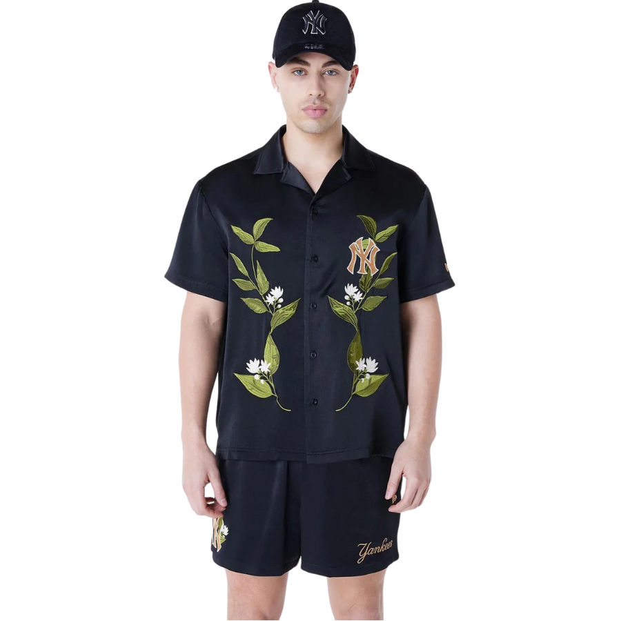 NY Yankees חולצת מכופתרת שרוול קצר - Butterfly Sneakers