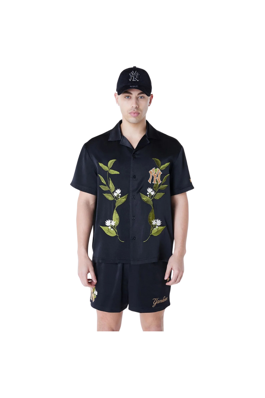NY Yankees חולצת מכופתרת שרוול קצר - Butterfly Sneakers