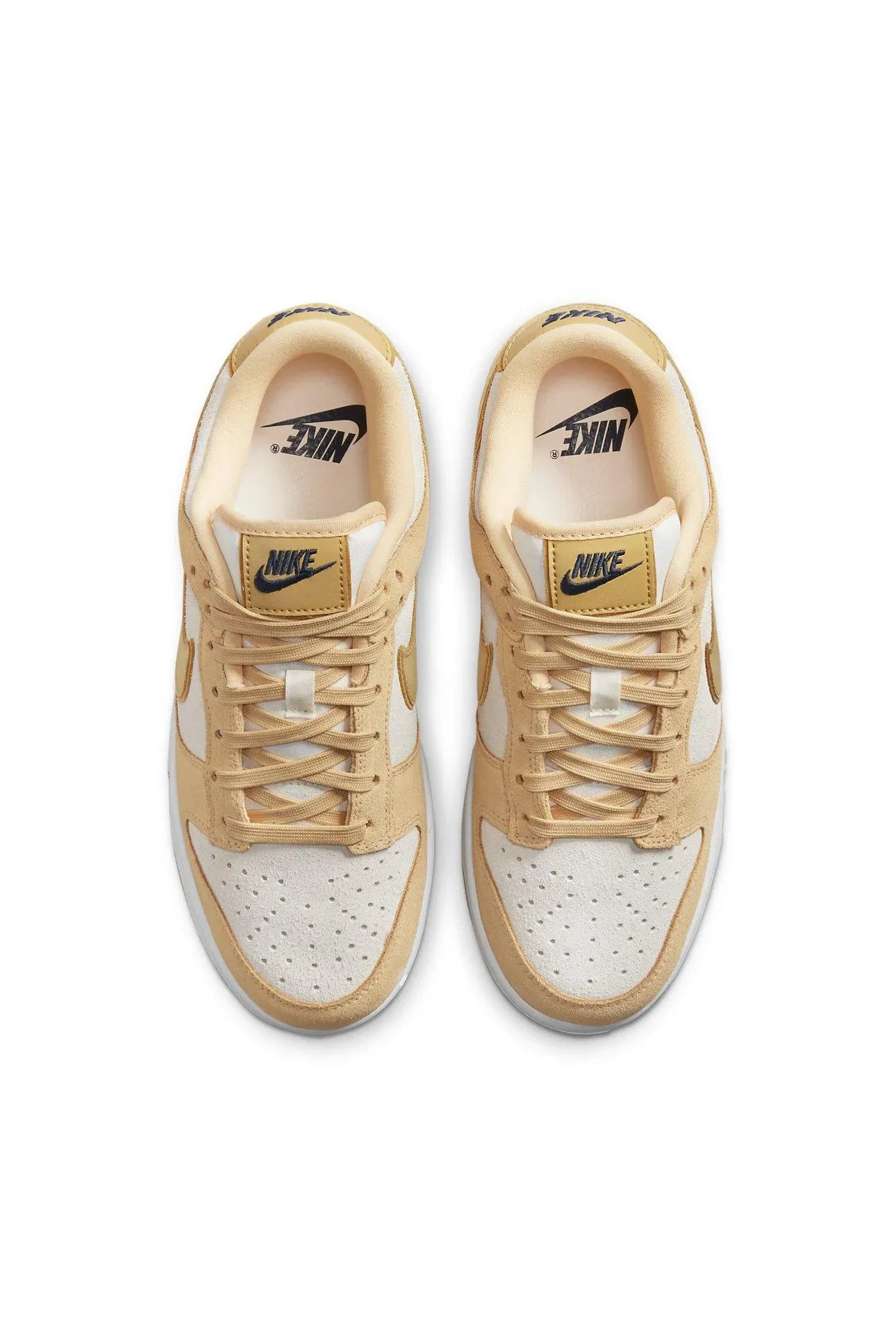 Nike Dunk Low Gold Suede - Butterfly Sneakers
