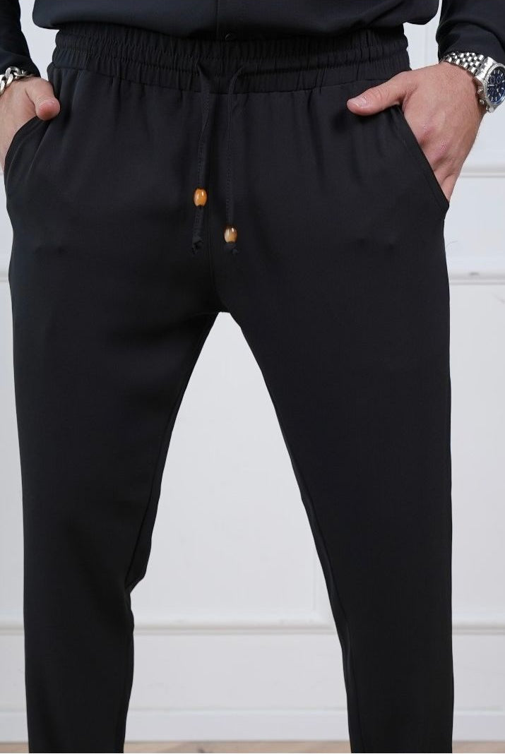 Elegant New York Pants - Black - Butterfly Sneakers