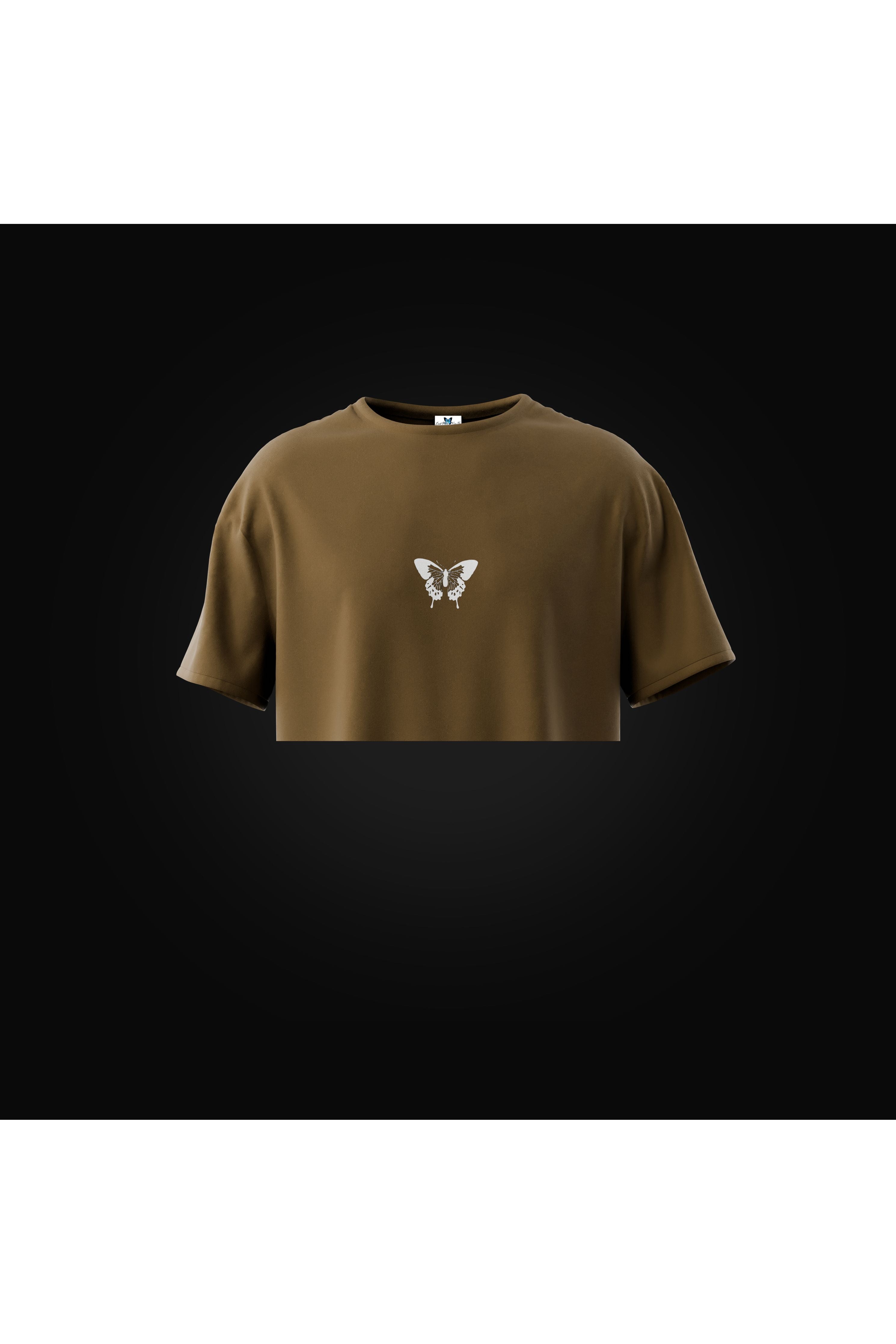 W THE SIX - 6/6 - Dead Leaf Butterfly - Crop T shirt - Butterfly Sneakers
