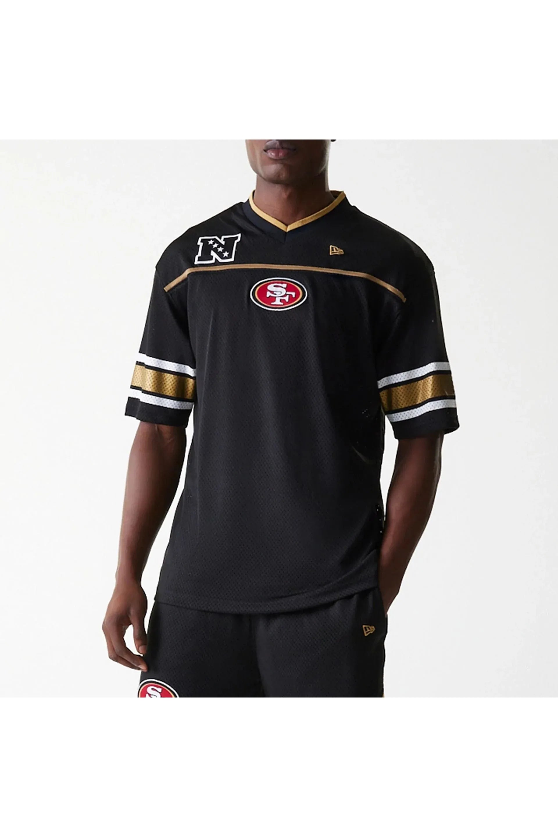 MESH NFL SAF49E BLK חולצת טי שירט שרוול קצר - Butterfly Sneakers