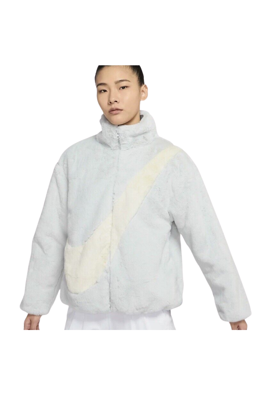 Nike Women's Faux Fur Jacket - Butterfly Sneakers