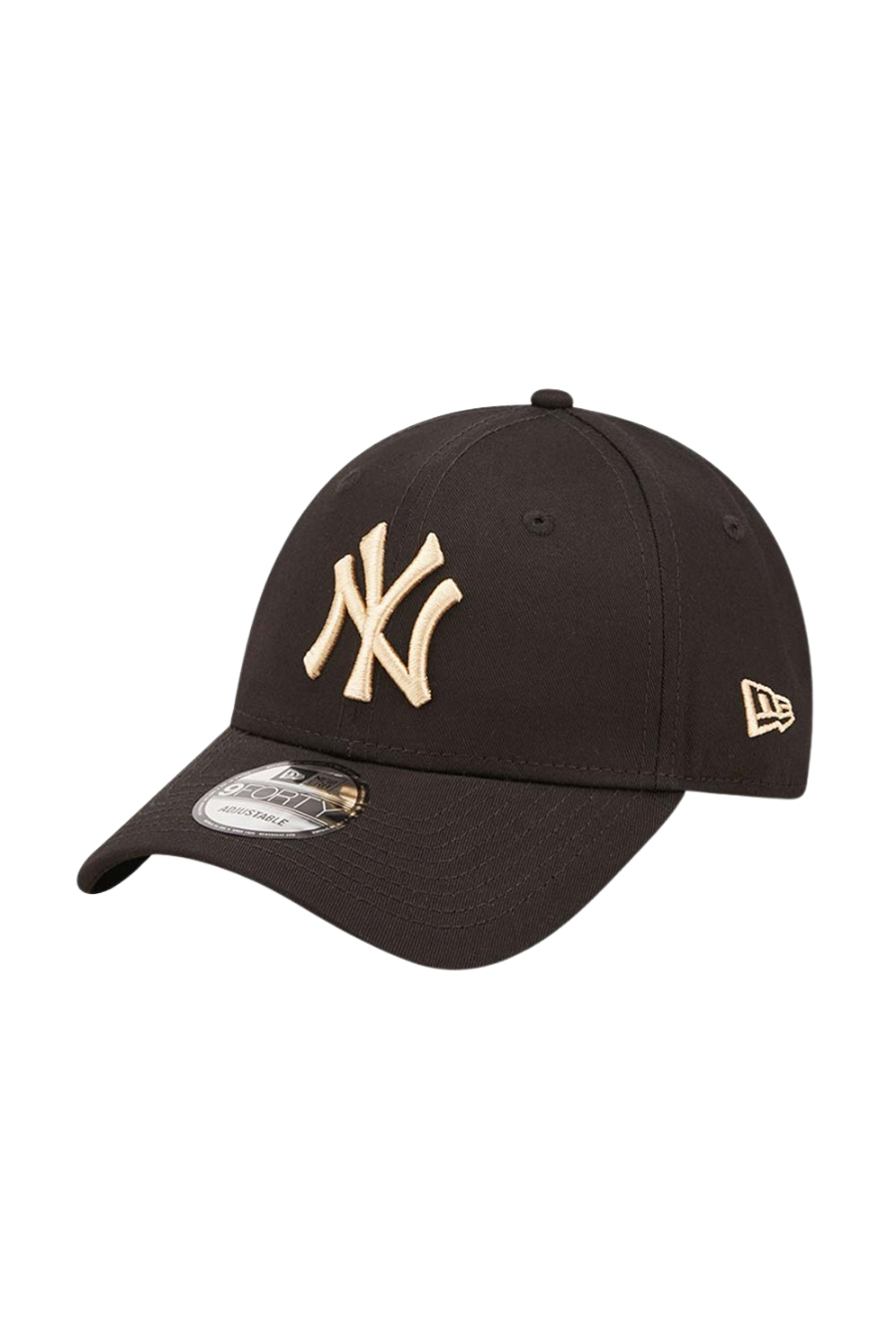 NEW ERA New York Yankees League Essential Black 9FORTY Adjustable Cap -כובע - Butterfly Sneakers