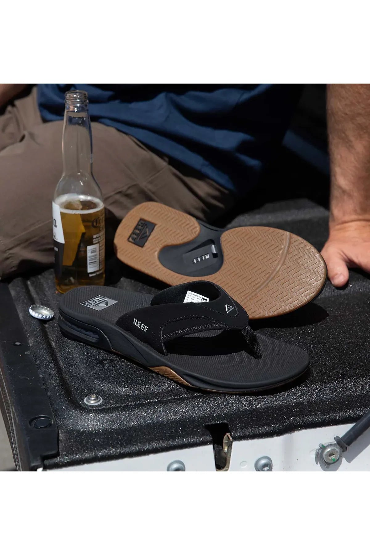 REEF BLACK SILVER כפכפי ריף - Butterfly Sneakers