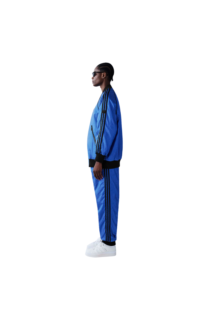 Moncler x adidas Originals Seelos Reversible Bomber Jacket - Royal Blue - Butterfly Sneakers