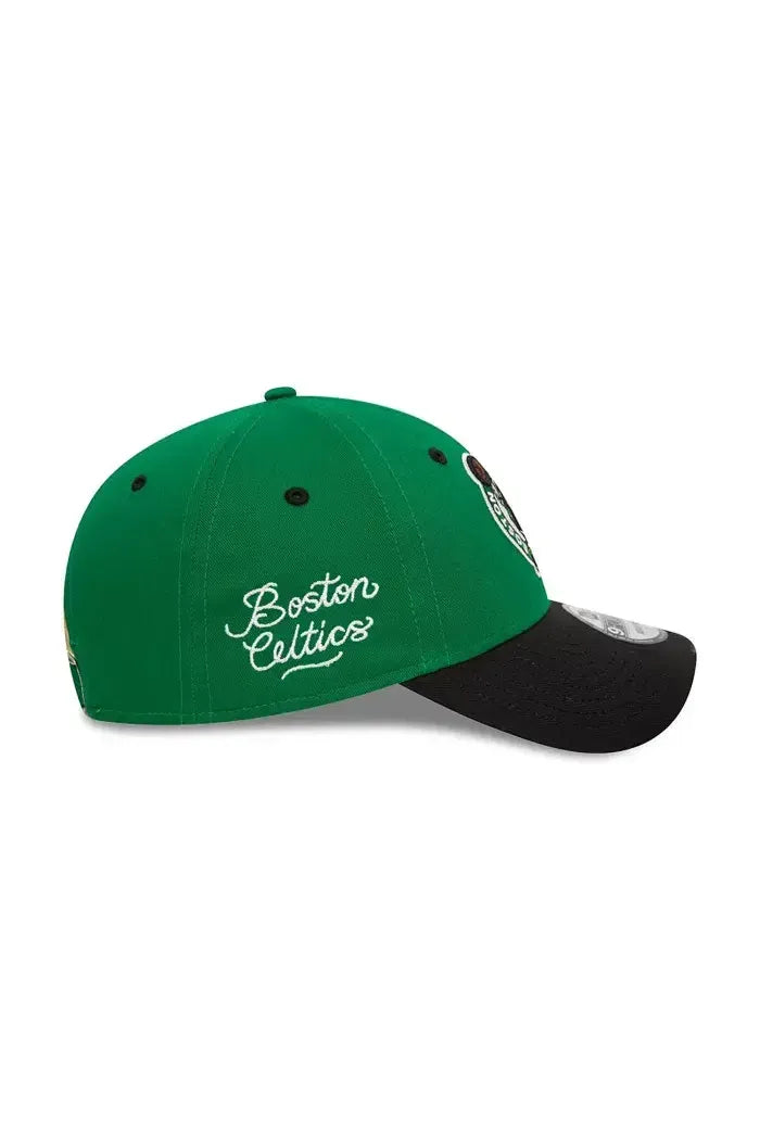 NEW ERA NBA Boston Celtics Side Patch 9Forty Green כובע - Butterfly Sneakers