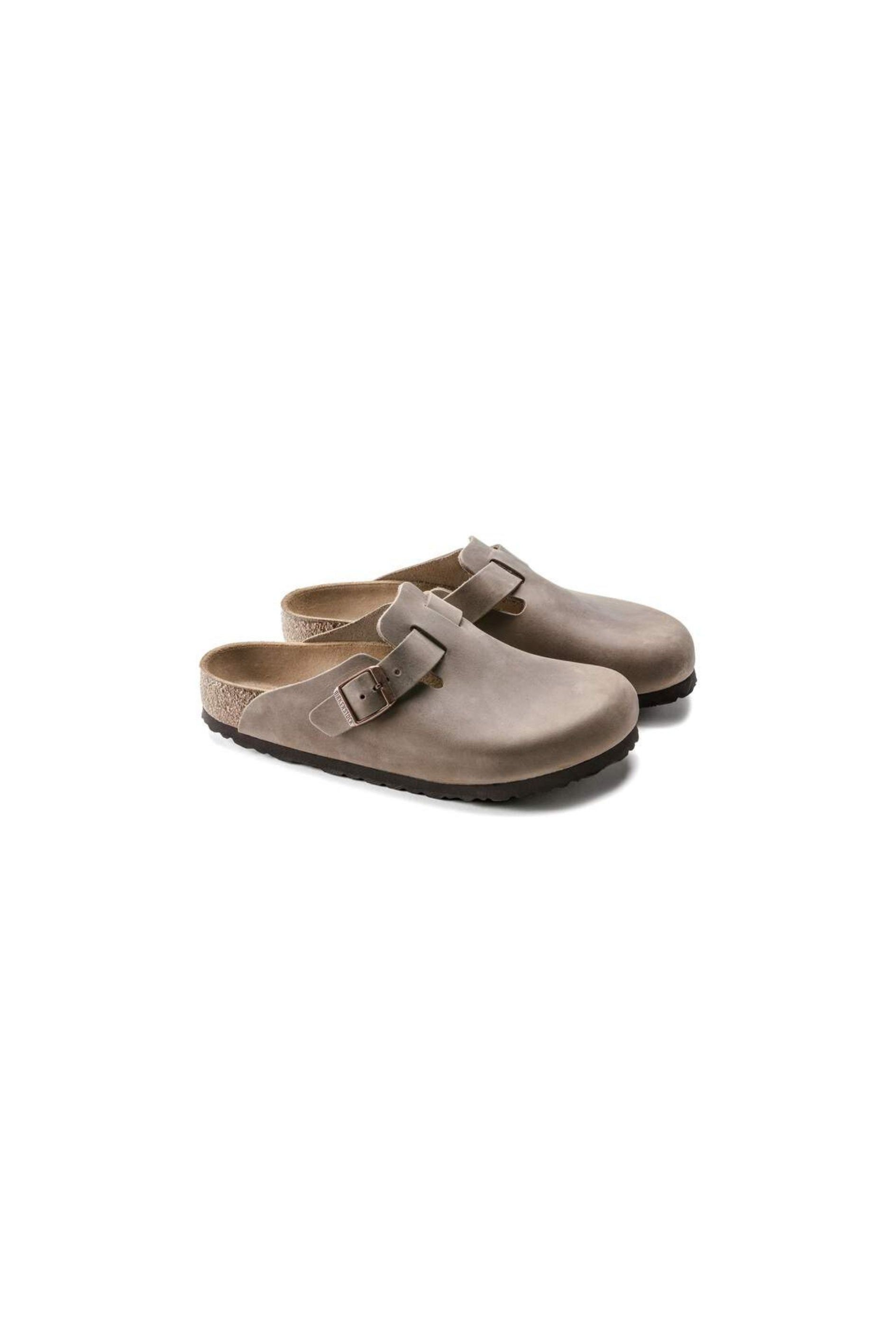 Birkenstok Boston Tabacco Brown כפכפי בירקנשטוק בוסטון יוניסקס חום טבק - Butterfly Sneakers