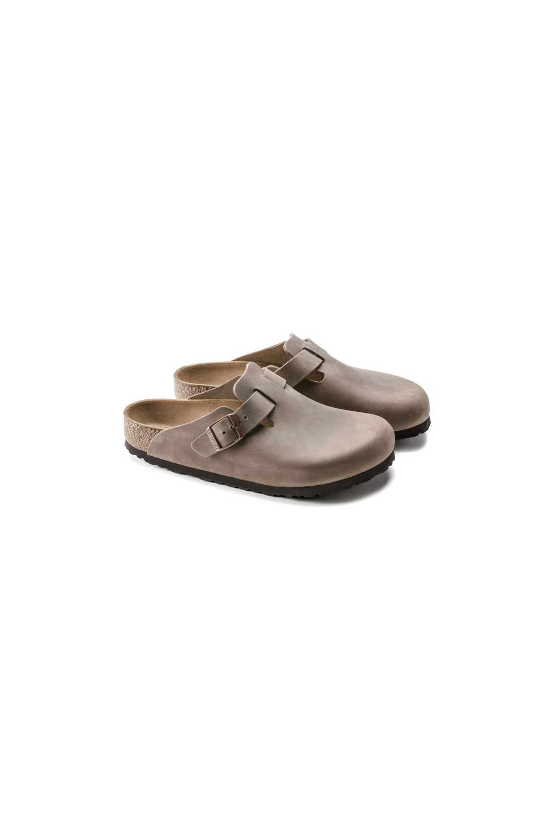 Birkenstok Boston Tabacco Brown כפכפי בירקנשטוק בוסטון יוניסקס חום טבק - Butterfly Sneakers