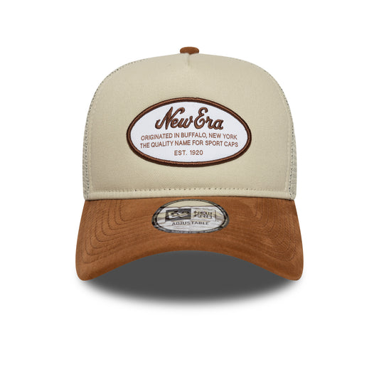 PATCH SUEDE TRUCKER כובע