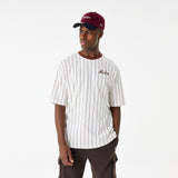 חולצת טי שירט שרוול קצר BROWN STRIPE