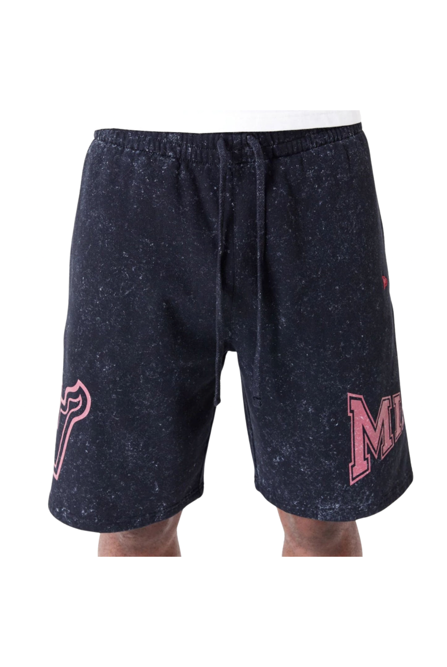 New Era Miami Heat NBA Washed Black Shorts - Butterfly Sneakers