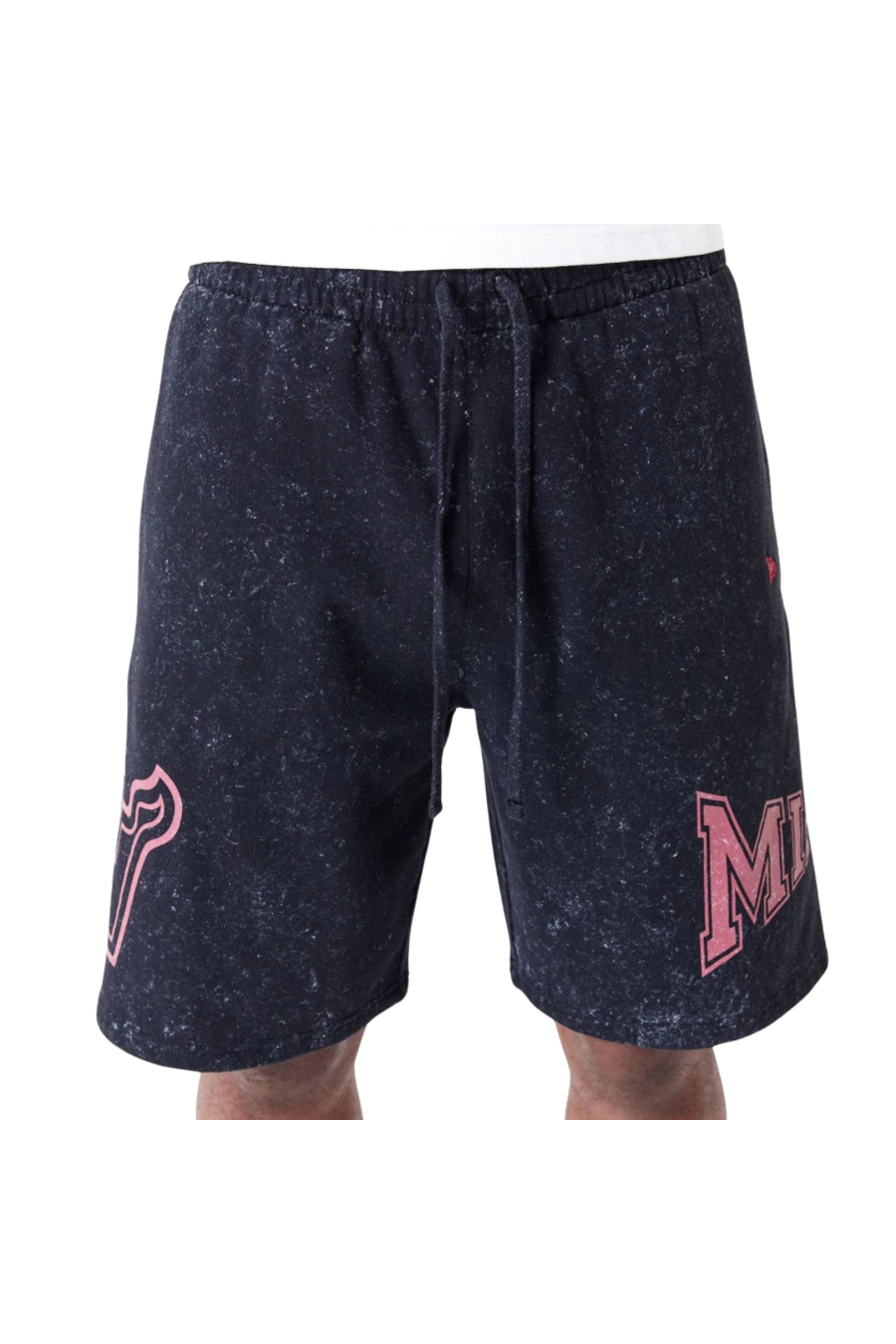 New Era Miami Heat NBA Washed Black Shorts - Butterfly Sneakers
