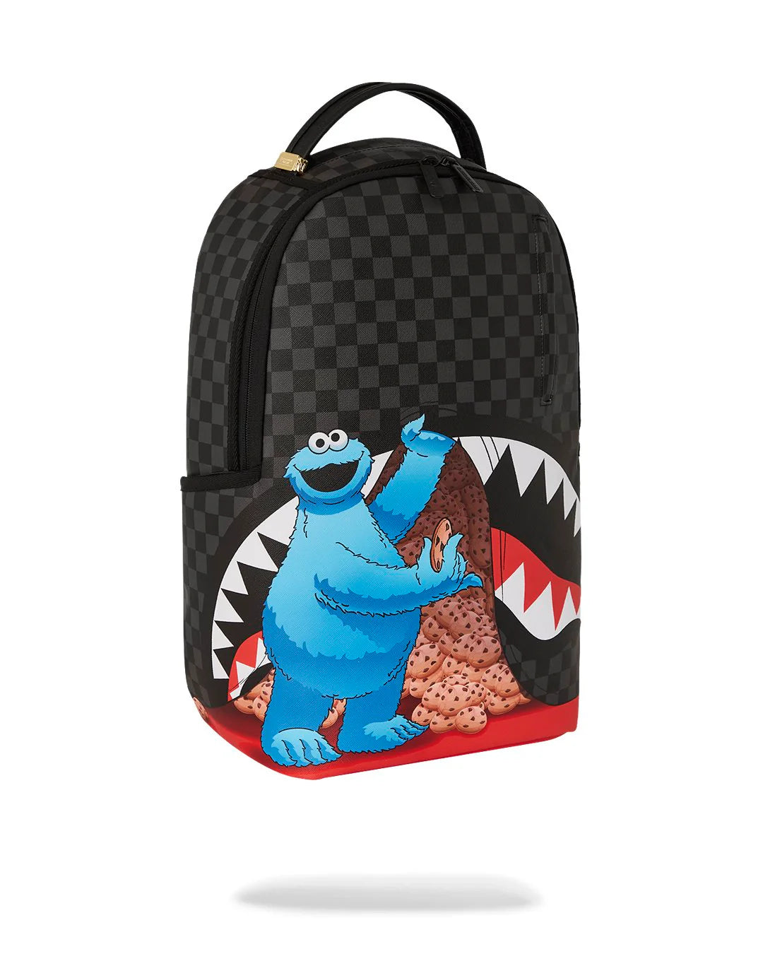 SESAME STREET COOKIE MONSTER SNEAKING A BITE DLXSV BACKPACK