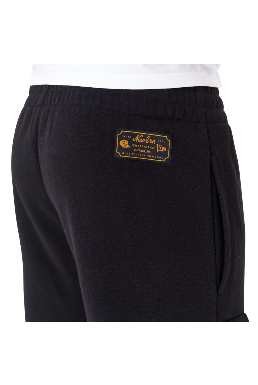 New Era Script Black Cargo Joggers - Butterfly Sneakers
