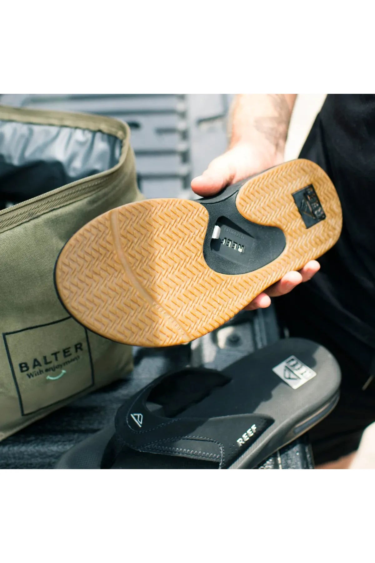 REEF BLACK SILVER כפכפי ריף - Butterfly Sneakers