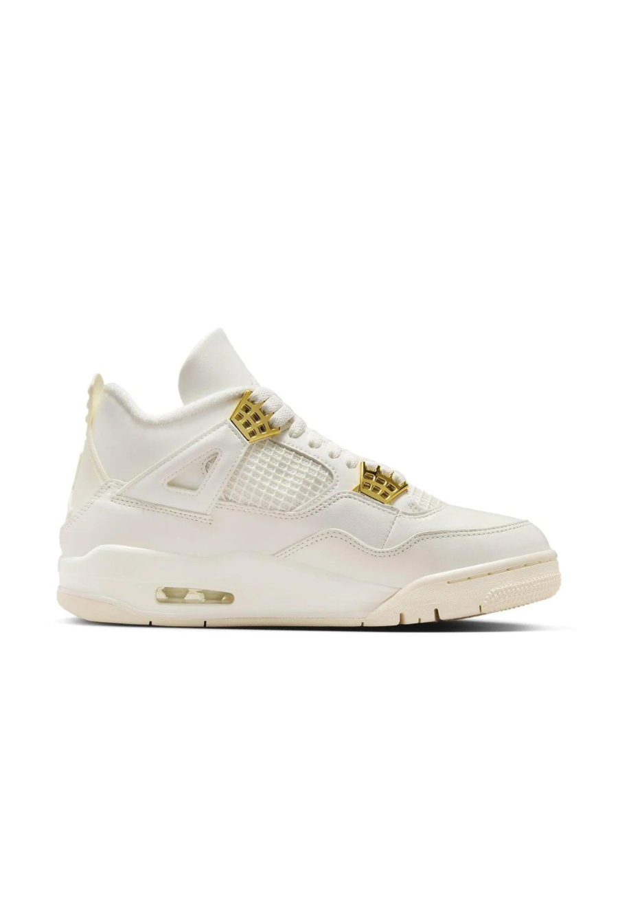 Air Jordan 4 Retro Metallic Gold - Butterfly Sneakers