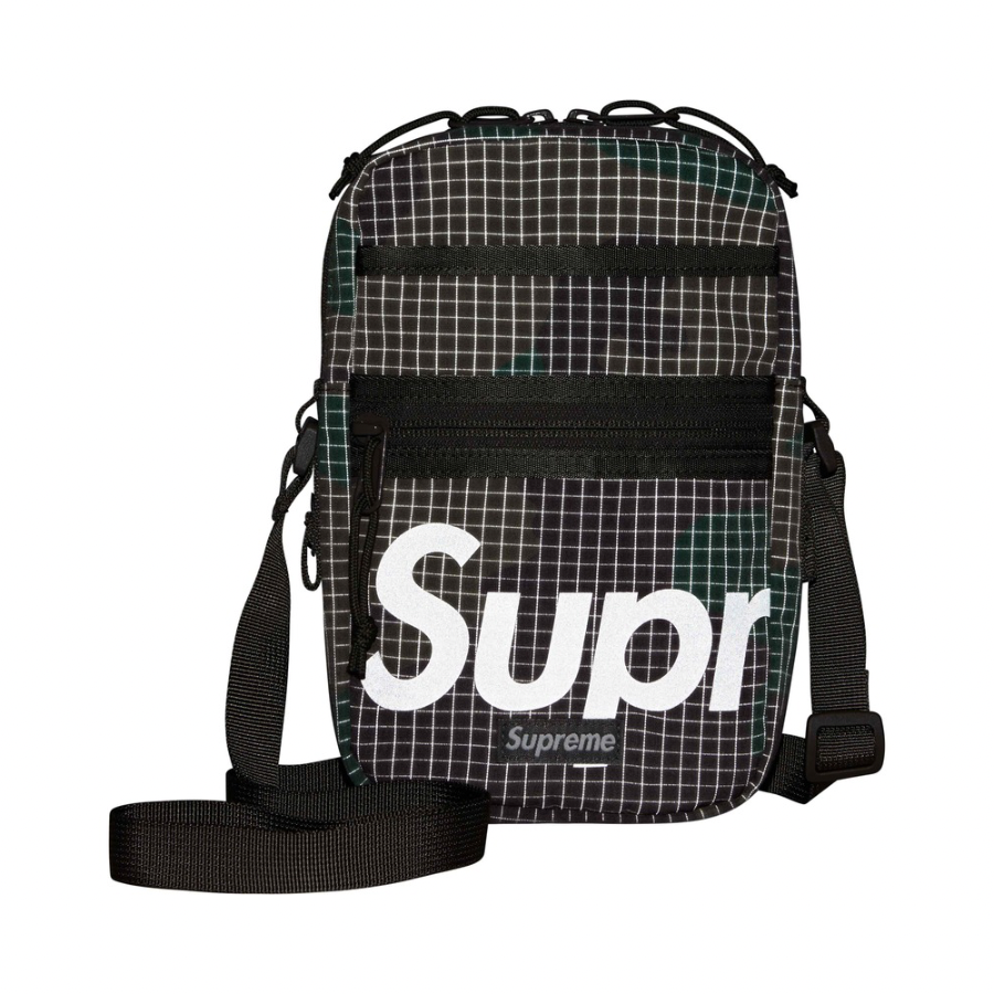 Supreme Shoulder Bag SS24 Woodland camo