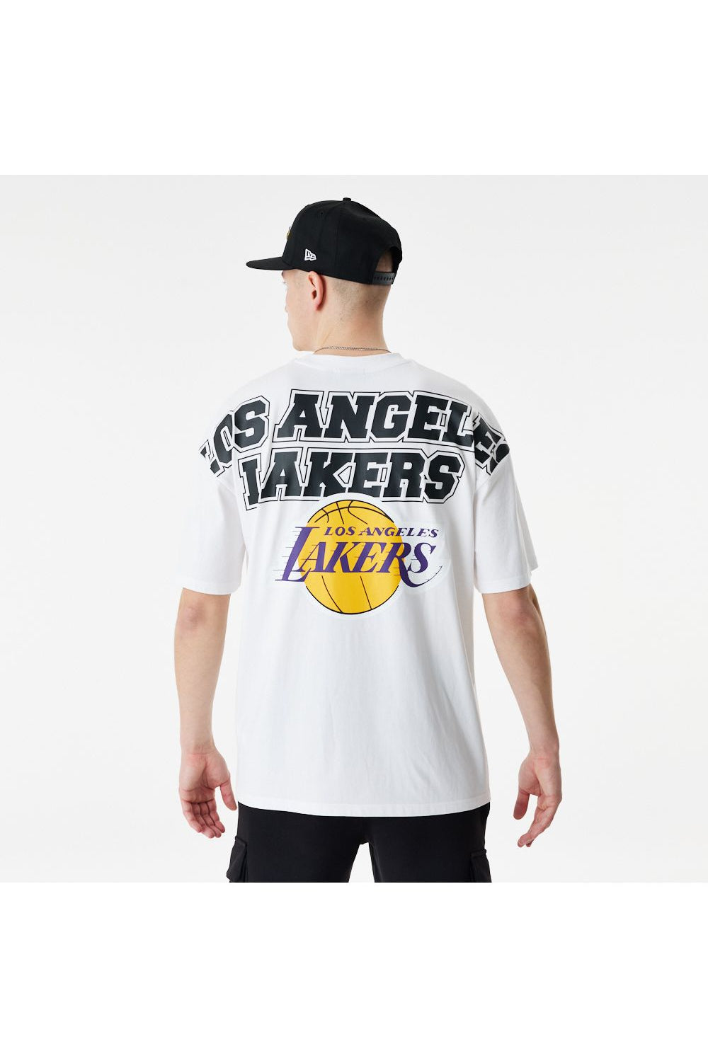 חולצת טי שירט שרוול קצר OS LAKERS - Butterfly Sneakers