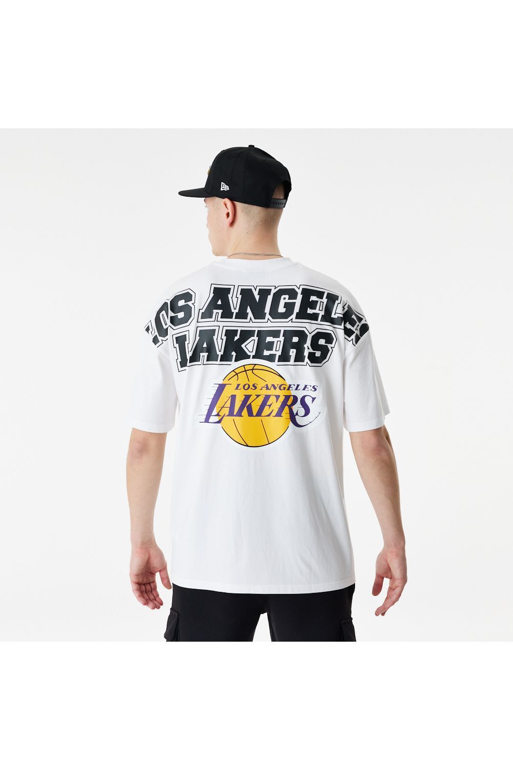 חולצת טי שירט שרוול קצר OS LAKERS - Butterfly Sneakers