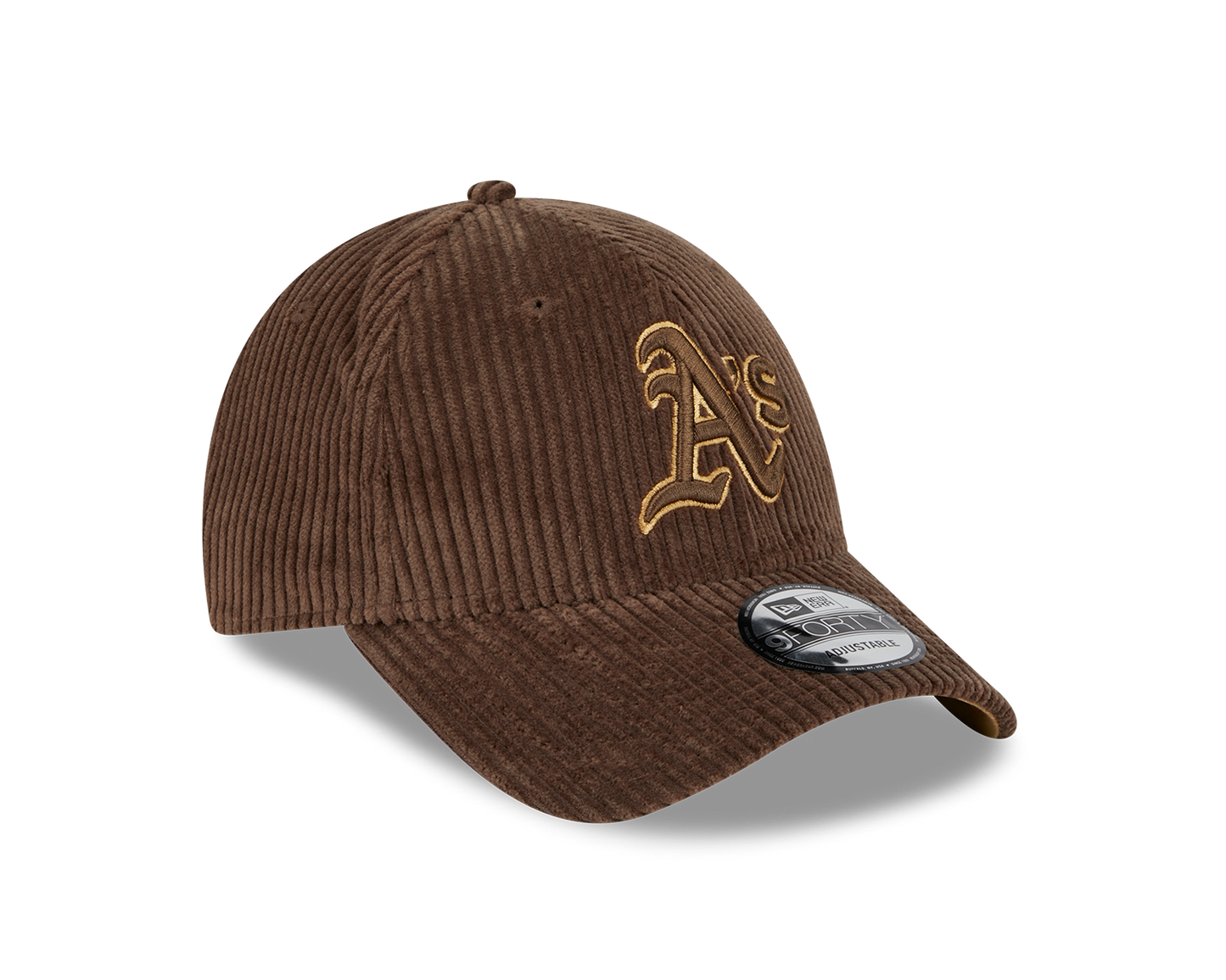NEW ERA CAP WIDE CORD 9FORTY OAKATH BRSBRZ