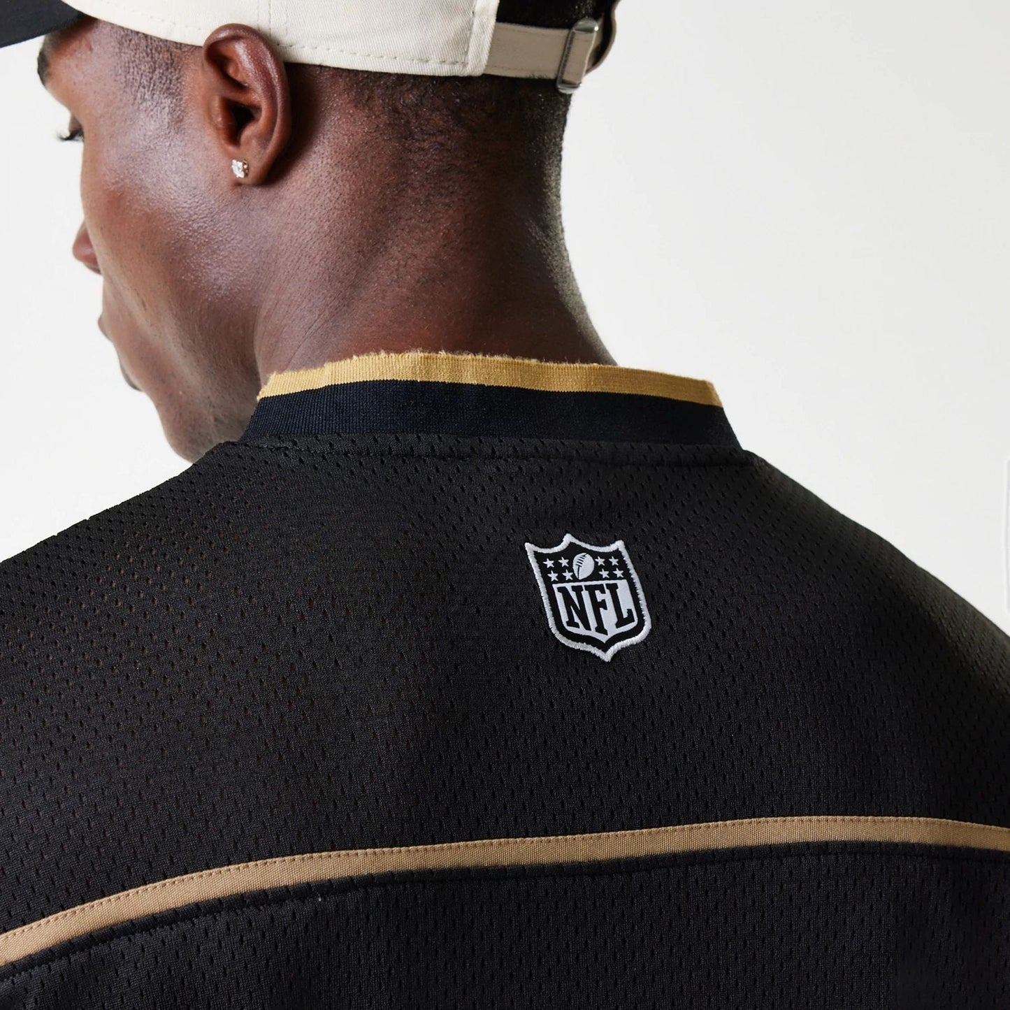 MESH NFL SAF49E BLK חולצת טי שירט שרוול קצר