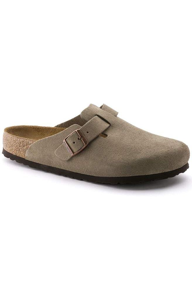Birkenstock Boston Taupe כפכפי בירקנשטוק בוסטון יוניסקס טיופ - Butterfly Sneakers