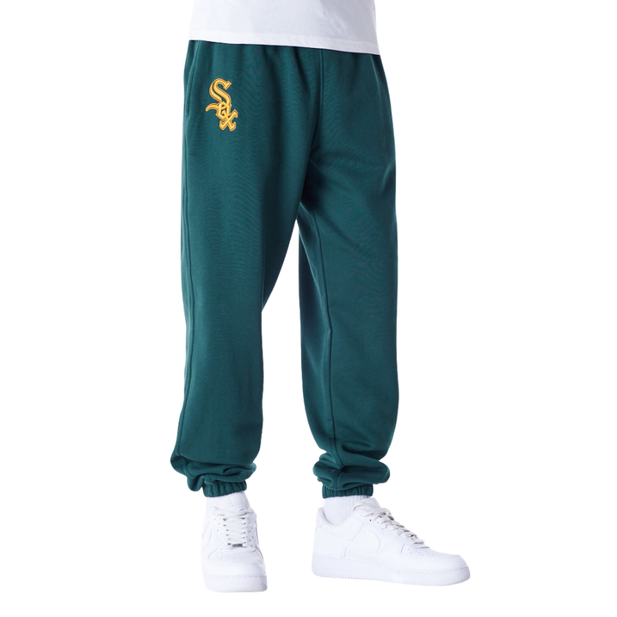 New Era Cargo Joggers Chicago White Sox Essential Dark Green - Butterfly Sneakers