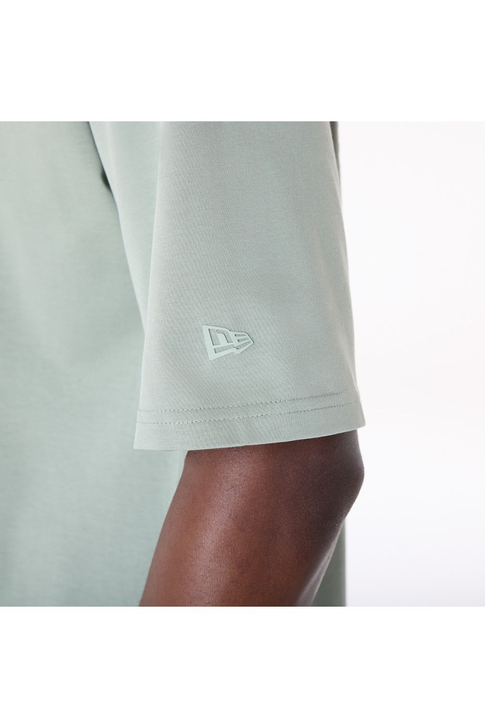 New Era Sticker Pastel Green Oversized T-Shirt - Butterfly Sneakers