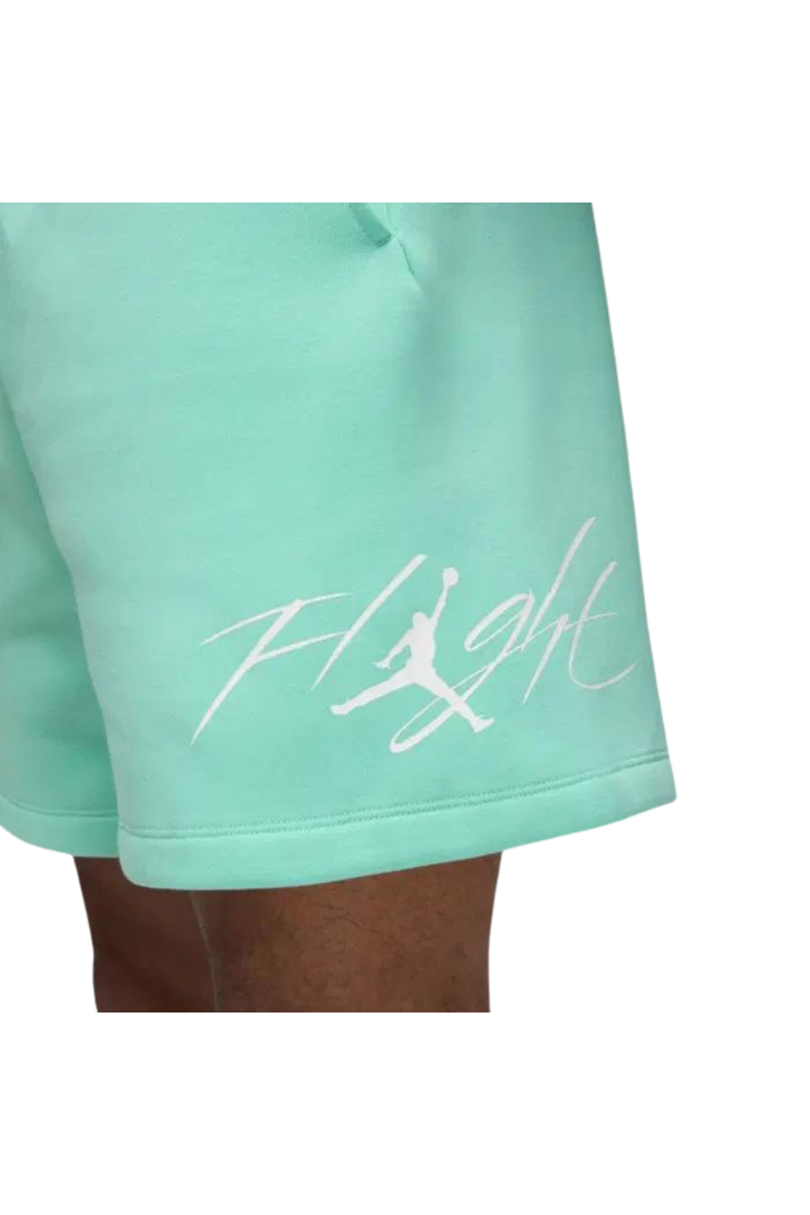 Short Jordan Brooklyn Fleece emerald rise/white - Butterfly Sneakers
