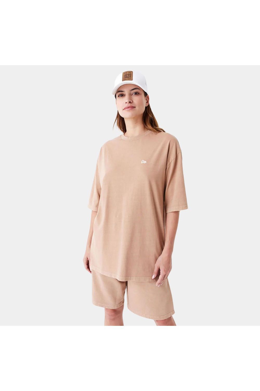 Washed Orange Oversized T-Shirt - Butterfly Sneakers