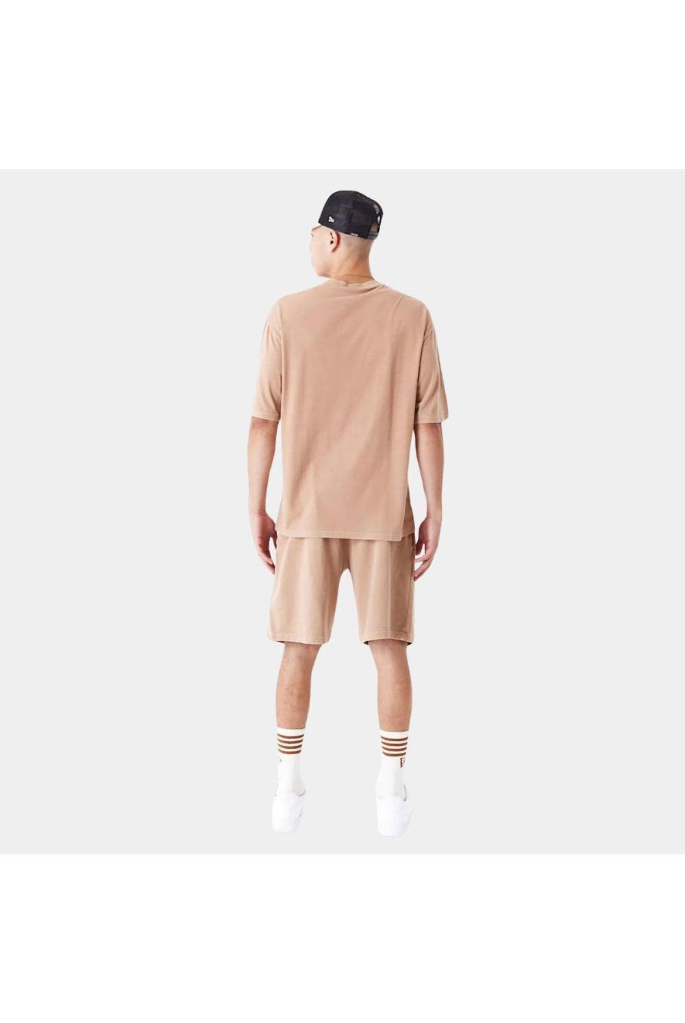 Washed Orange Oversized T-Shirt - Butterfly Sneakers