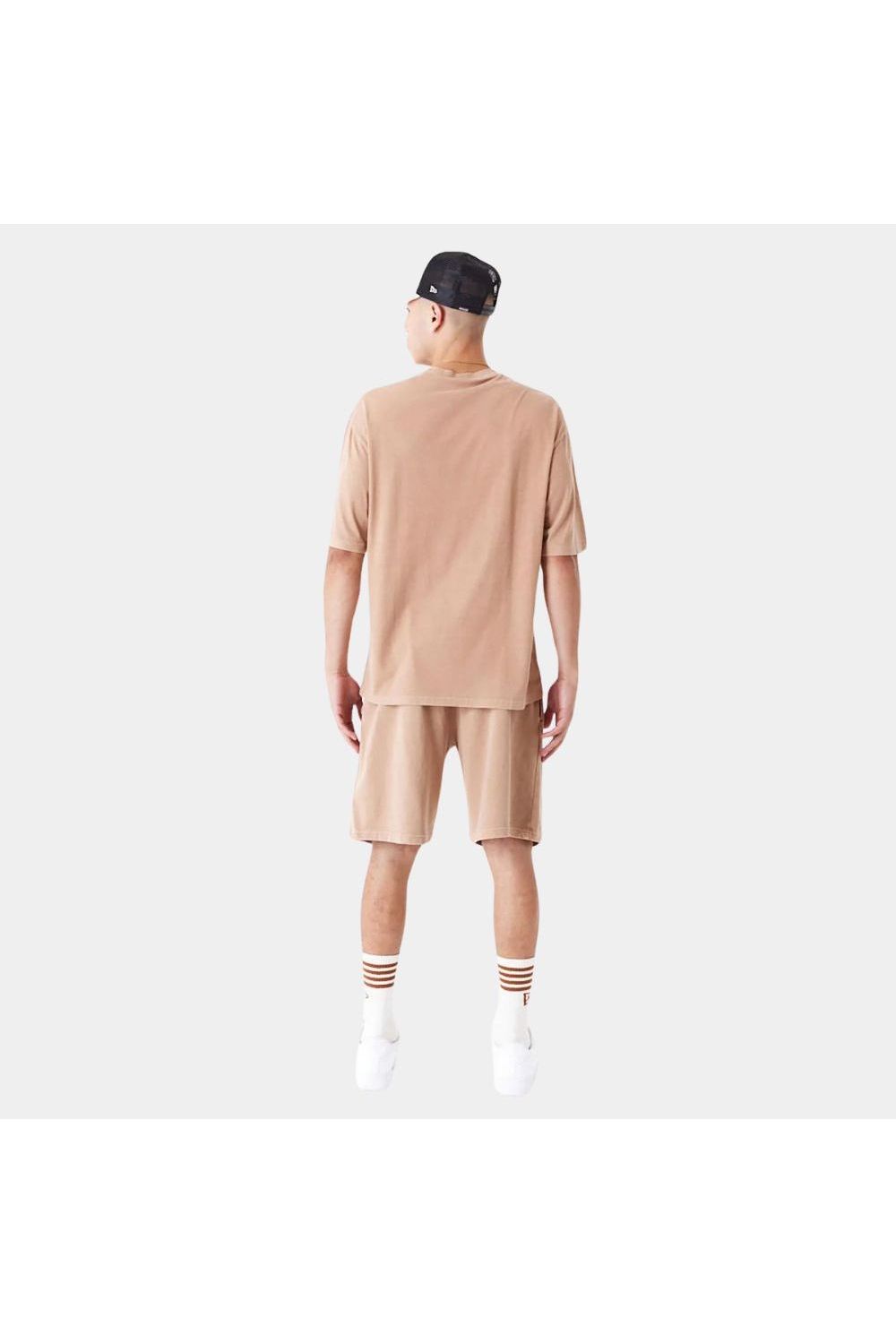 Washed Orange Oversized T-Shirt - Butterfly Sneakers