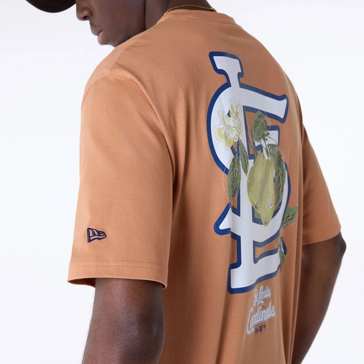 New Era Washed Orange Oversized T-Shirt