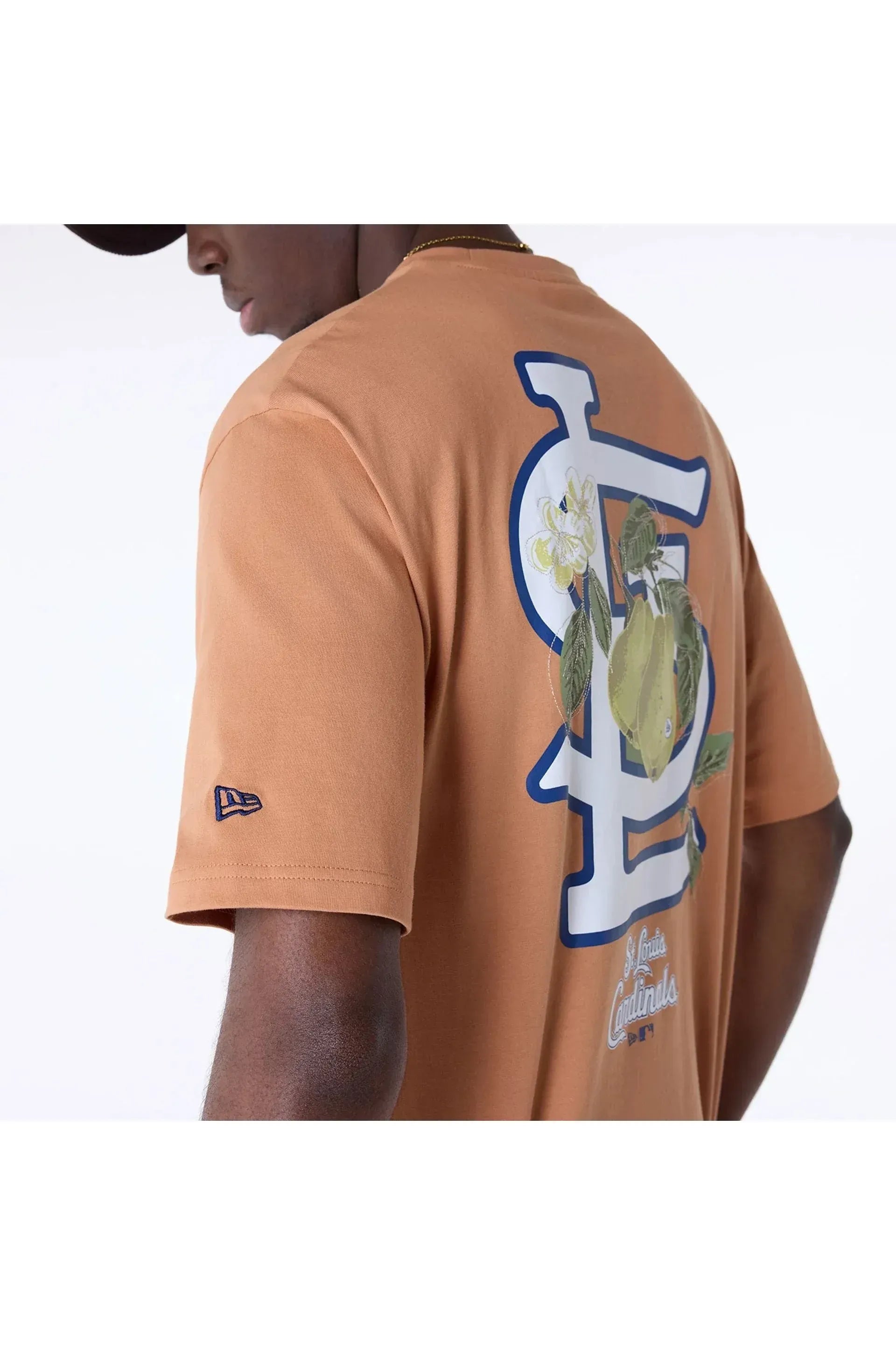 Washed Orange Oversized T-Shirt - Butterfly Sneakers