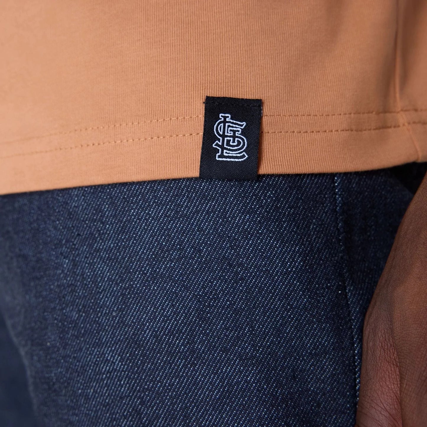 New Era Washed Orange Oversized T-Shirt