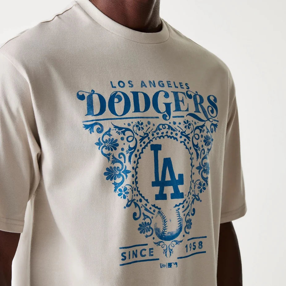 MLB FLORAL GRPHC OS TEE חולצת טי שרט שרוול קצר