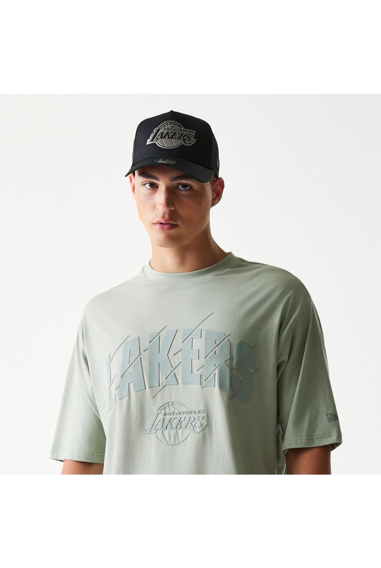 NBA CORE PLUS HD OS TEE LOSLAK חולצת טי שרט אוברסייז שרוול קצר - Butterfly Sneakers