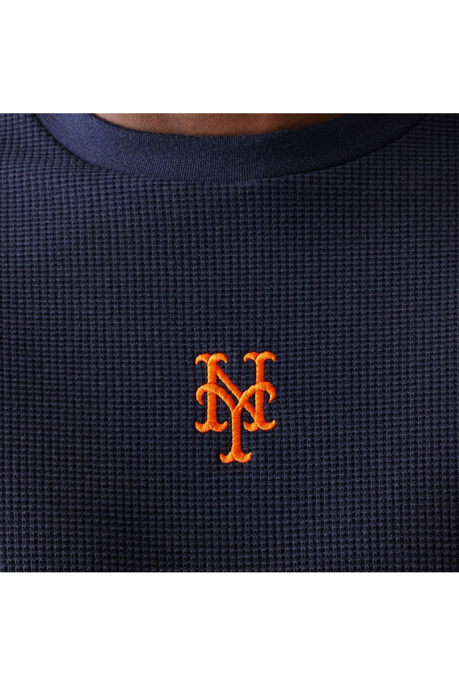 MLB WAFFLE OS TEE חולצת טי שרט אוברסייז שרוול קצר בד וואפל - Butterfly Sneakers