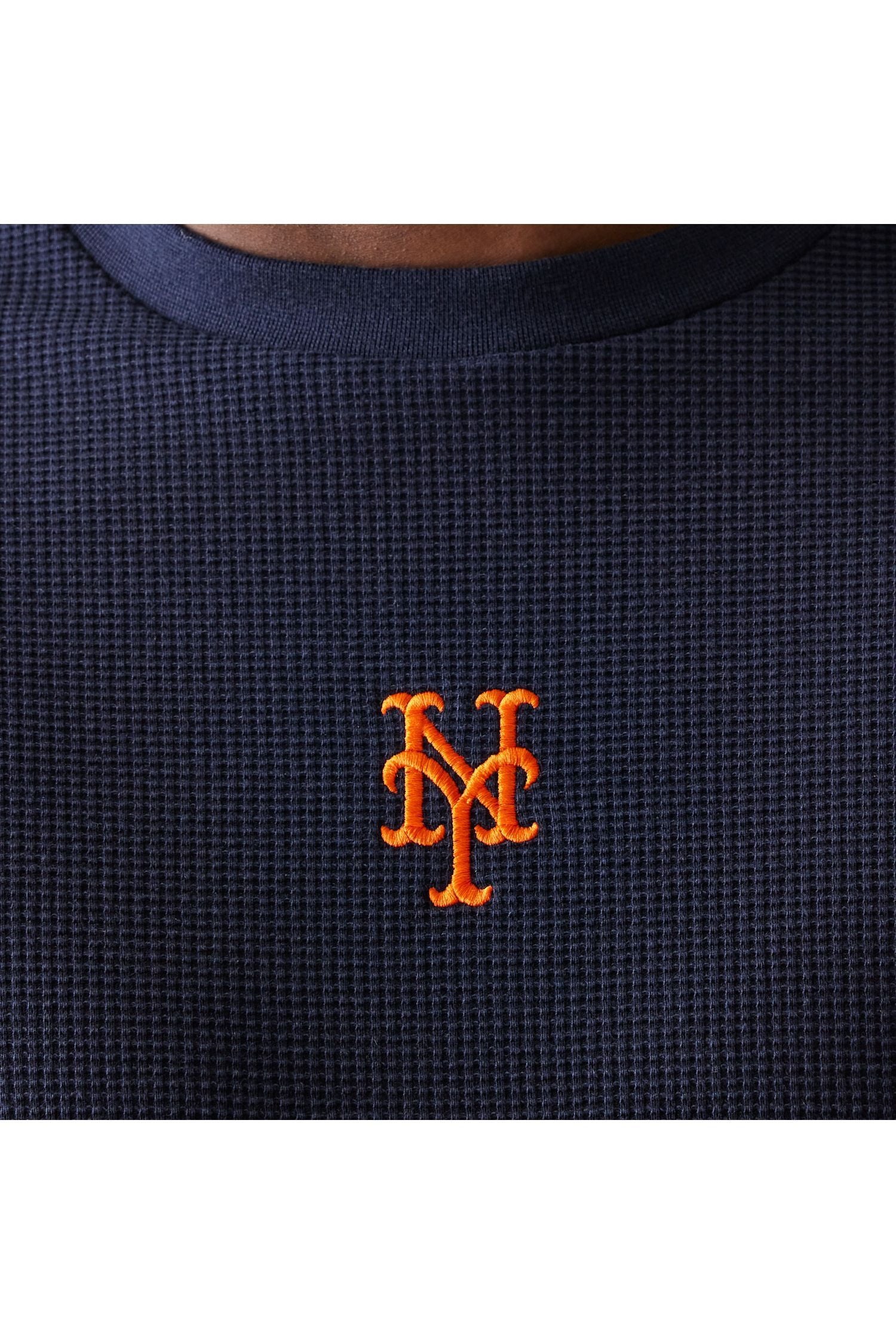 MLB WAFFLE OS TEE חולצת טי שרט אוברסייז שרוול קצר בד וואפל - Butterfly Sneakers