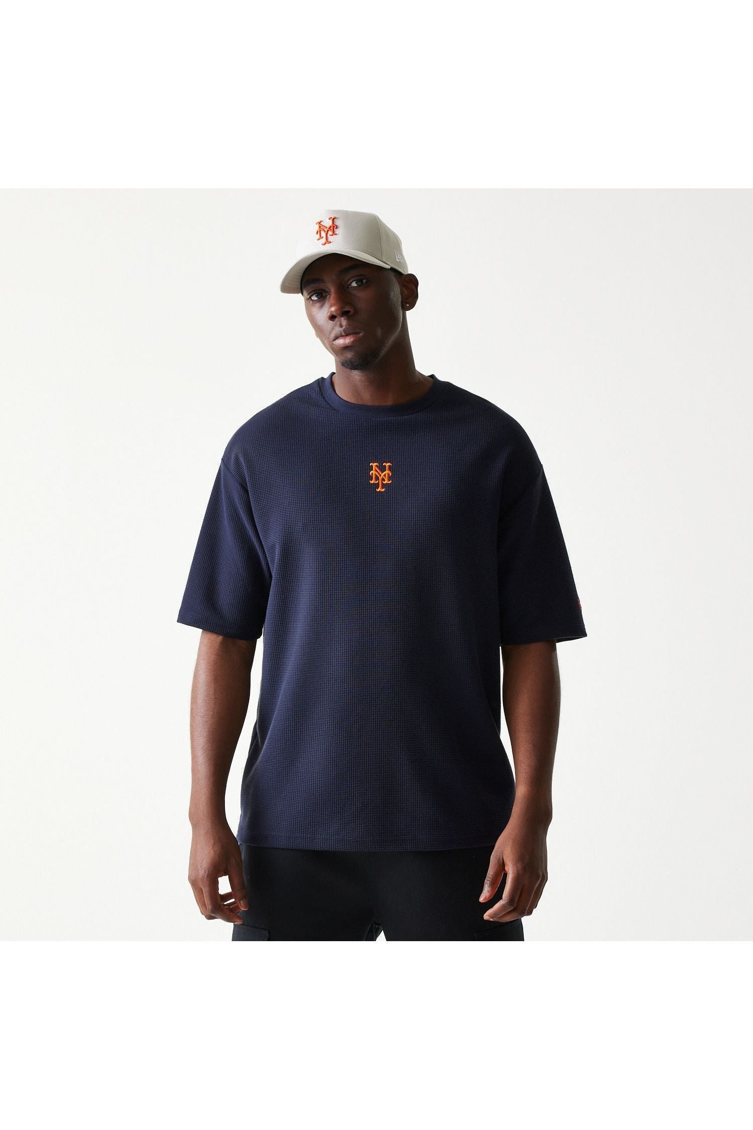 MLB WAFFLE OS TEE חולצת טי שרט אוברסייז שרוול קצר בד וואפל - Butterfly Sneakers