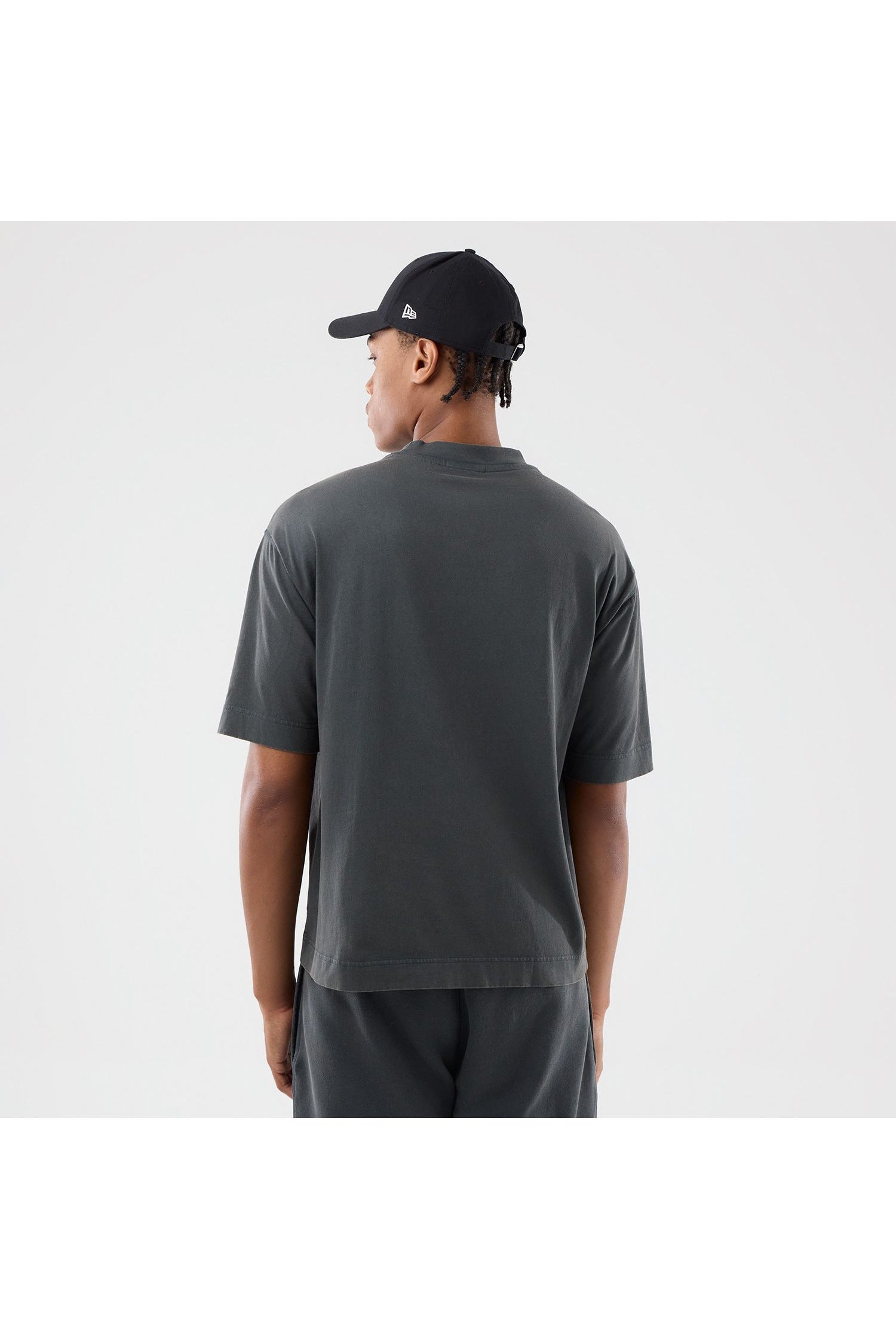MLB WASHED BOXY TEE LOSDOD חולצת טי שרט בוקסי שרוול קצר - Butterfly Sneakers