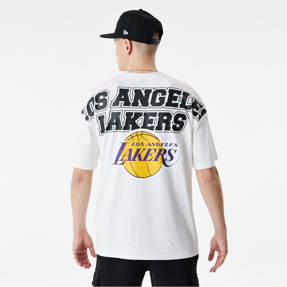 חולצת טי שירט שרוול קצר OS LAKERS - Butterfly Sneakers