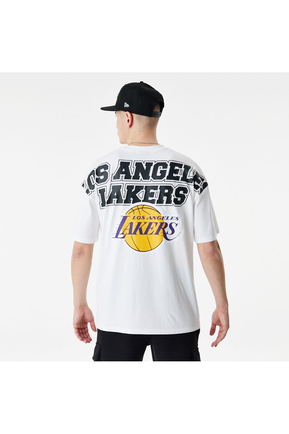 חולצת טי שירט שרוול קצר OS LAKERS - Butterfly Sneakers