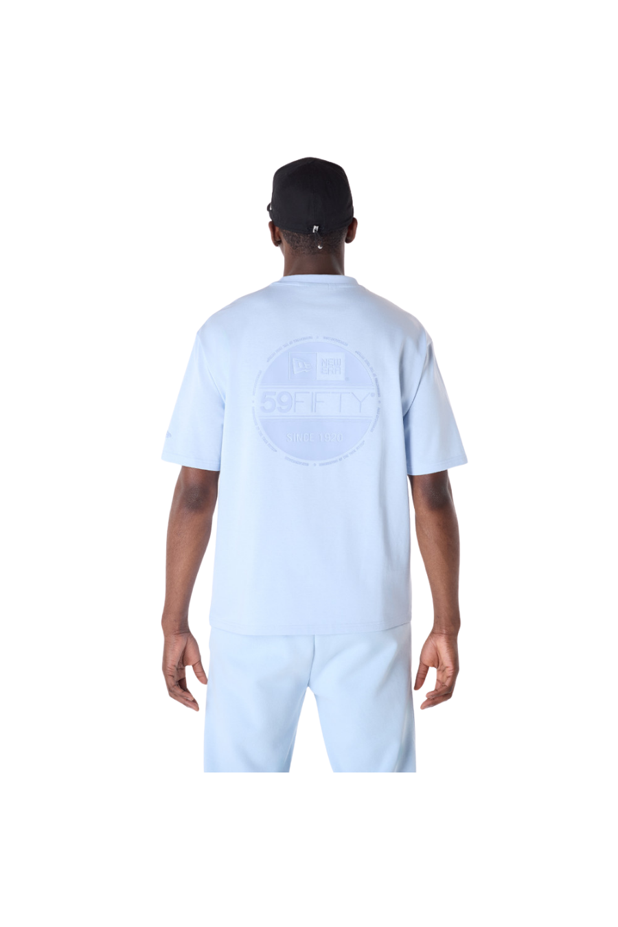 Pastel Blue OS חולצת טי שרט שרוול קצר - Butterfly Sneakers