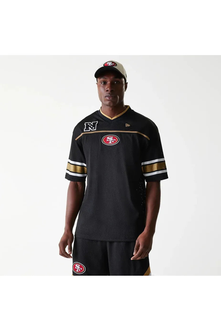 MESH NFL SAF49E BLK חולצת טי שירט שרוול קצר - Butterfly Sneakers