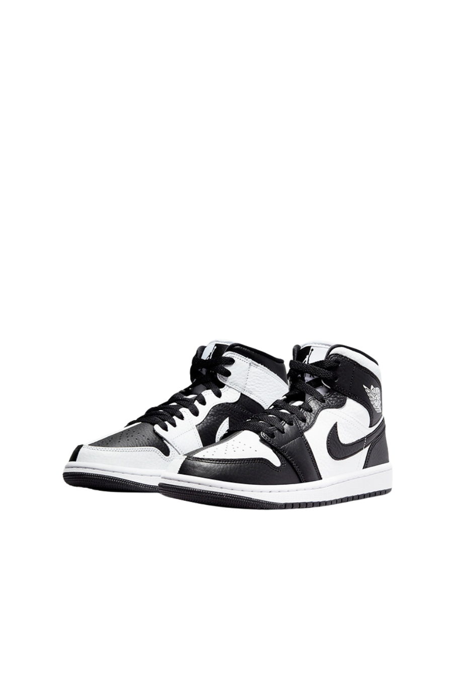 Jordan 1 Mid Split Black White - Butterfly Sneakers